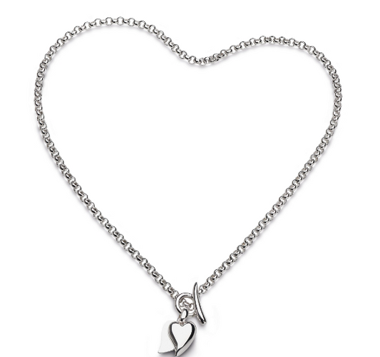 Desire Love Duet Heart T-Bar Necklace Necklace Kit Heath