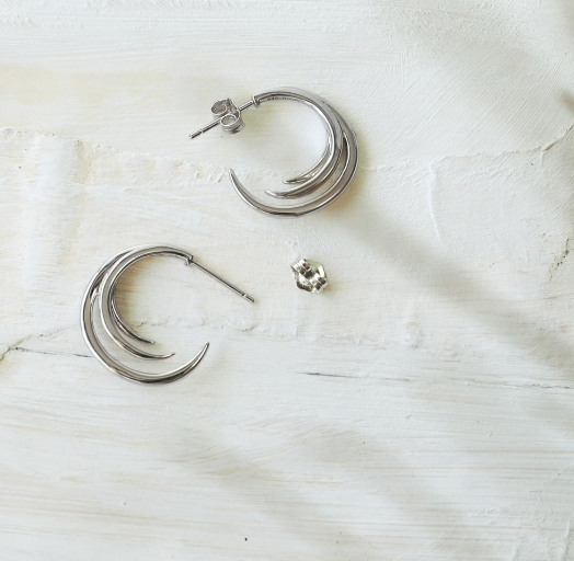 Helix Wrap Hoop Earrings Earrings Kit Heath   