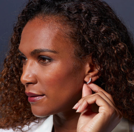 Bevel Cirque Pavé Hoop Earrings Earrings Kit Heath