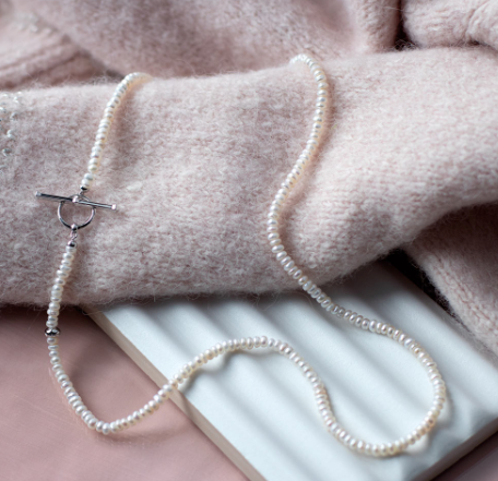 Pearl Strand T-bar Necklace Necklace Kit Heath
