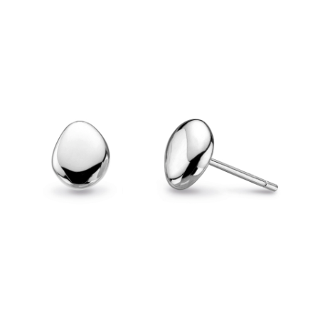 Silver coast tumble stud earrings Earrings Kit Heath   