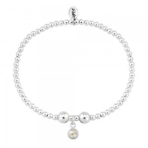 Silver and Pearl June birthstone bracelet Bracelet Trink   