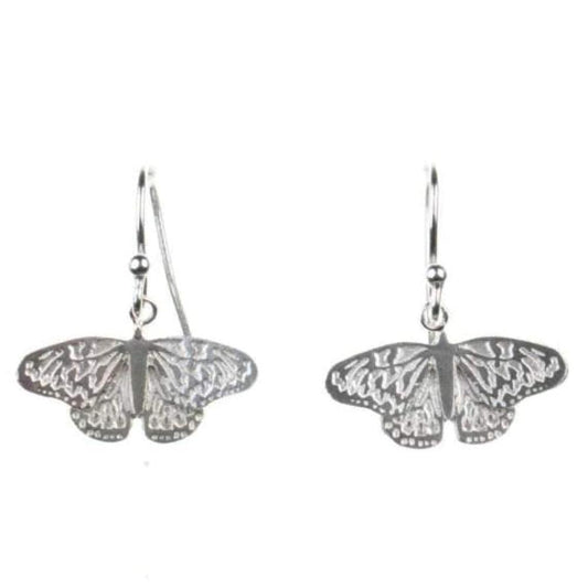 Amanda Coleman Silver butterfly hook earrings Earrings Amanda Coleman