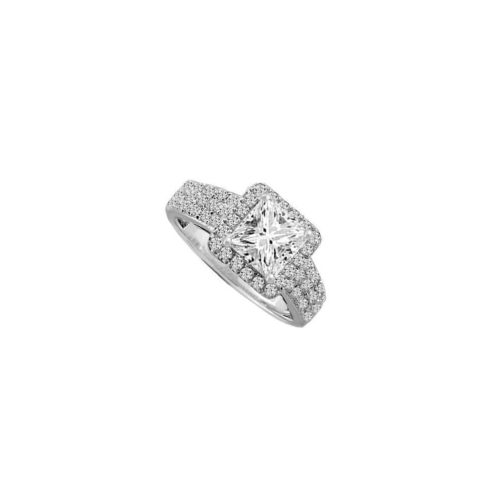 Silver CZ Inferno ring Ring Amore