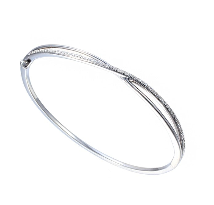 Silver Enchanting Bangle Bangle Amore