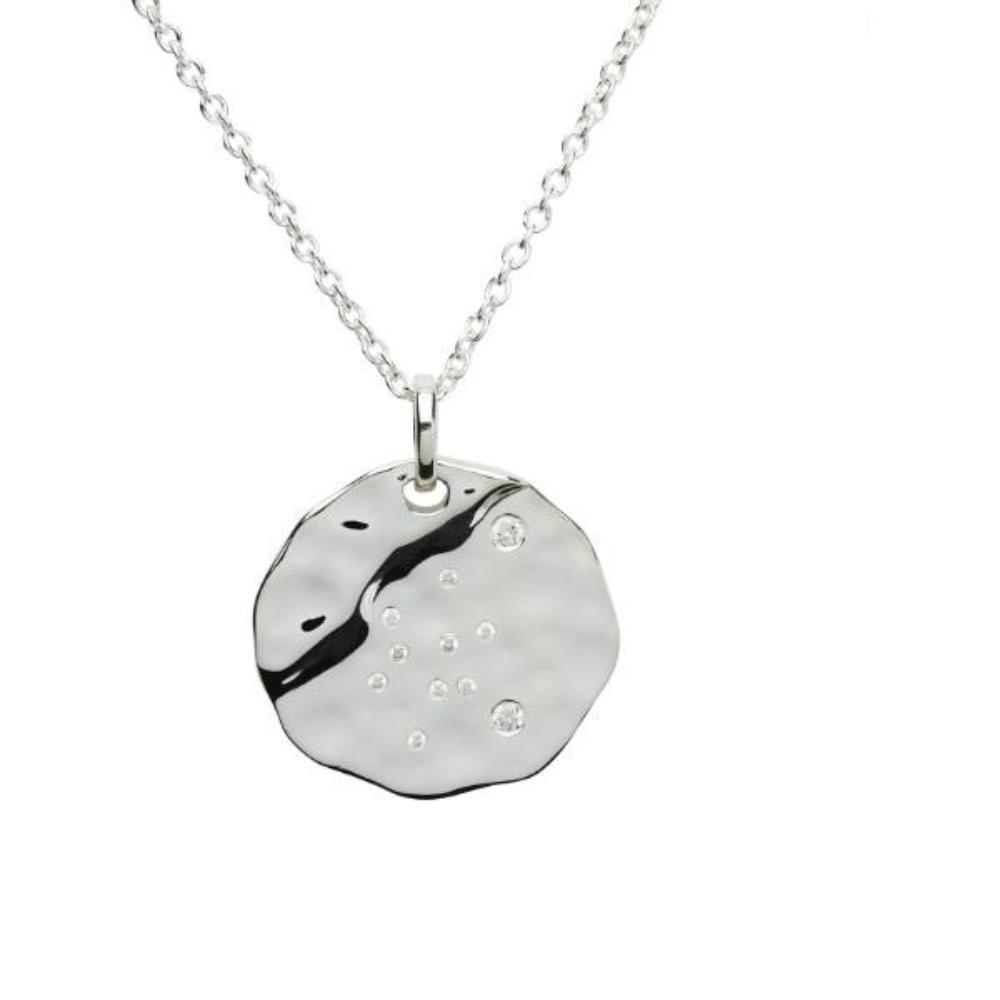 Zodiac Aquarius Silver Necklace Jan 20-Feb 18 Pendant Unique