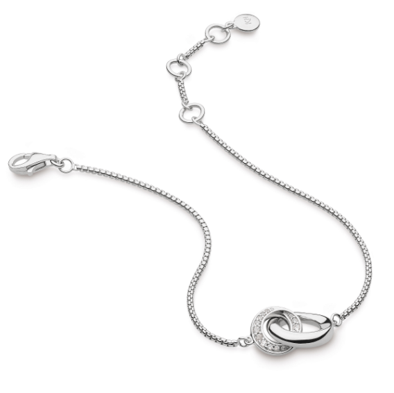 Bevel Cirque CZ Pavé Link Bracelet Bracelet Kit Heath