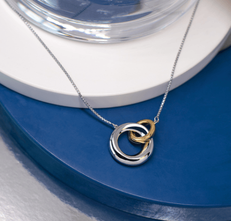 Bevel Cirque Link Golden Necklace Necklace Kit Heath