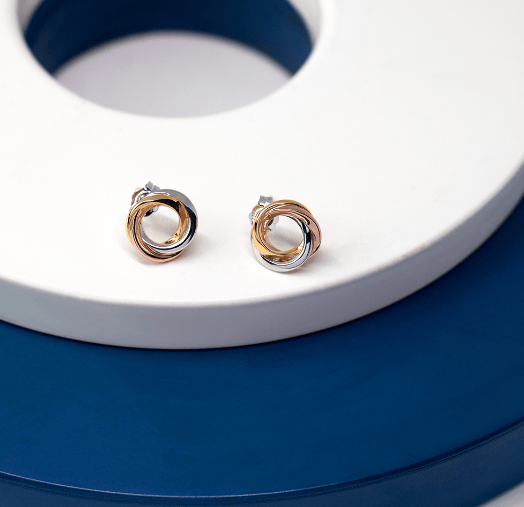 Bevel Trilogy Stud Earrings Earrings Kit Heath