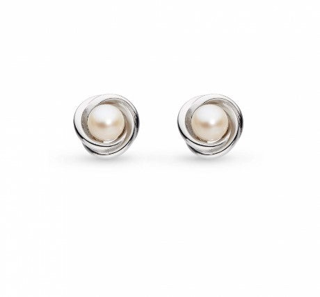 Bevel Trilogy Pearl Stud Earrings Earrings Kit Heath