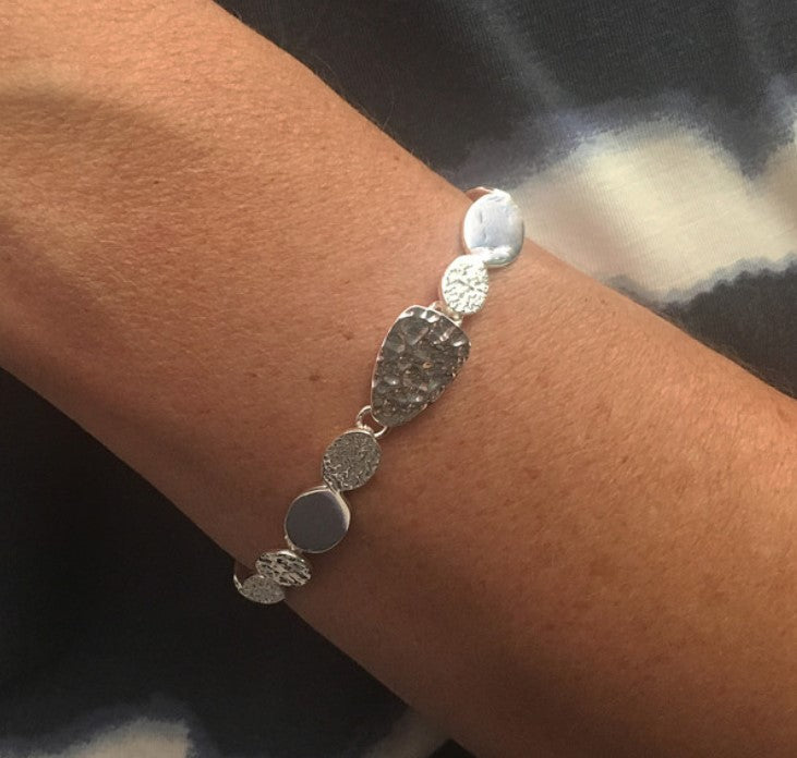 Silver Bowled Over Bracelet Bracelet Cavendish French