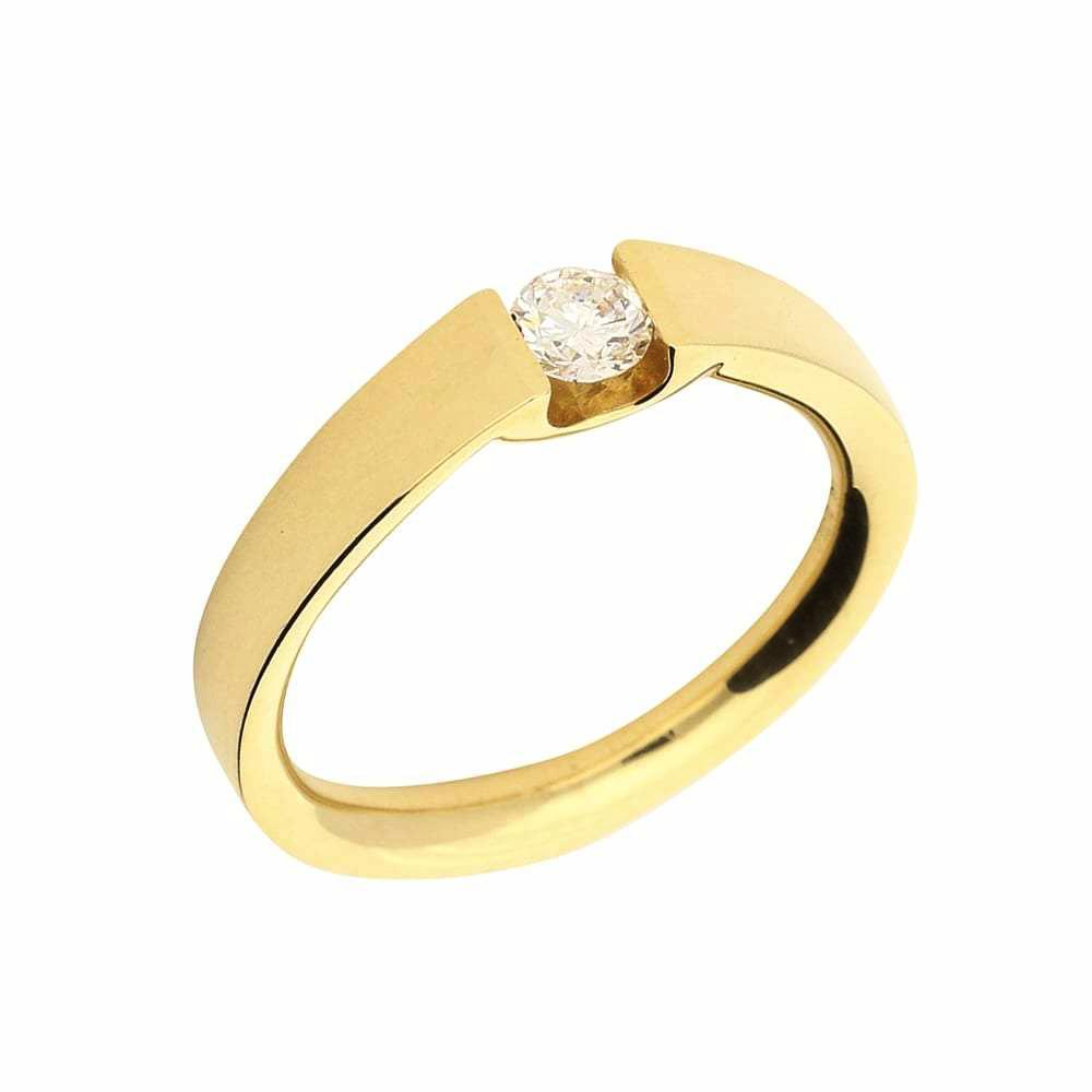Buchwald 18ct yellow gold 0.25ct brilliant natural diamond ring Ring Buchwald