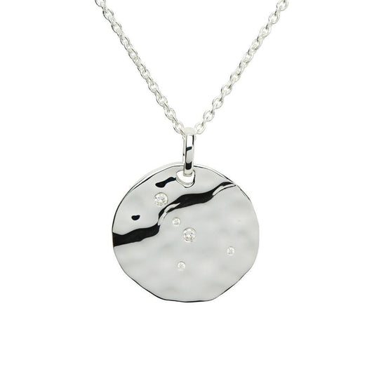 Zodiac Cancer Silver Necklace Jun 21-Jul 22 Pendant Unique