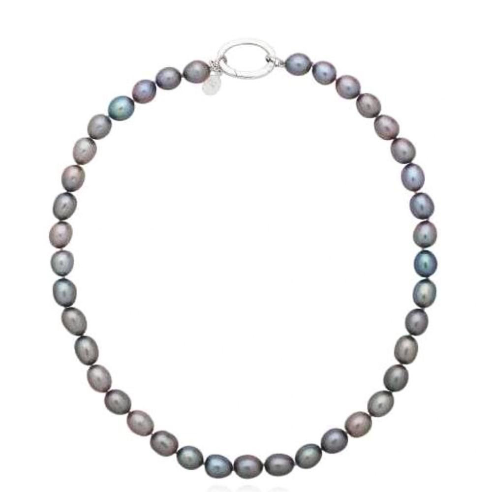 Claudia Bradby Silver grey pearl necklace Neckwear Claudia Bradby