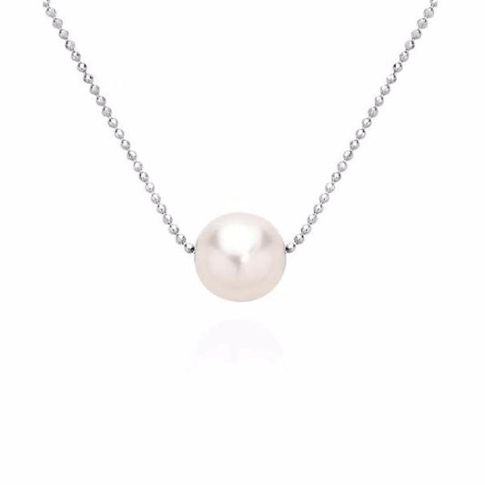 Claudia Bradby Silver white pearl pendant necklace Neckwear Claudia Bradby