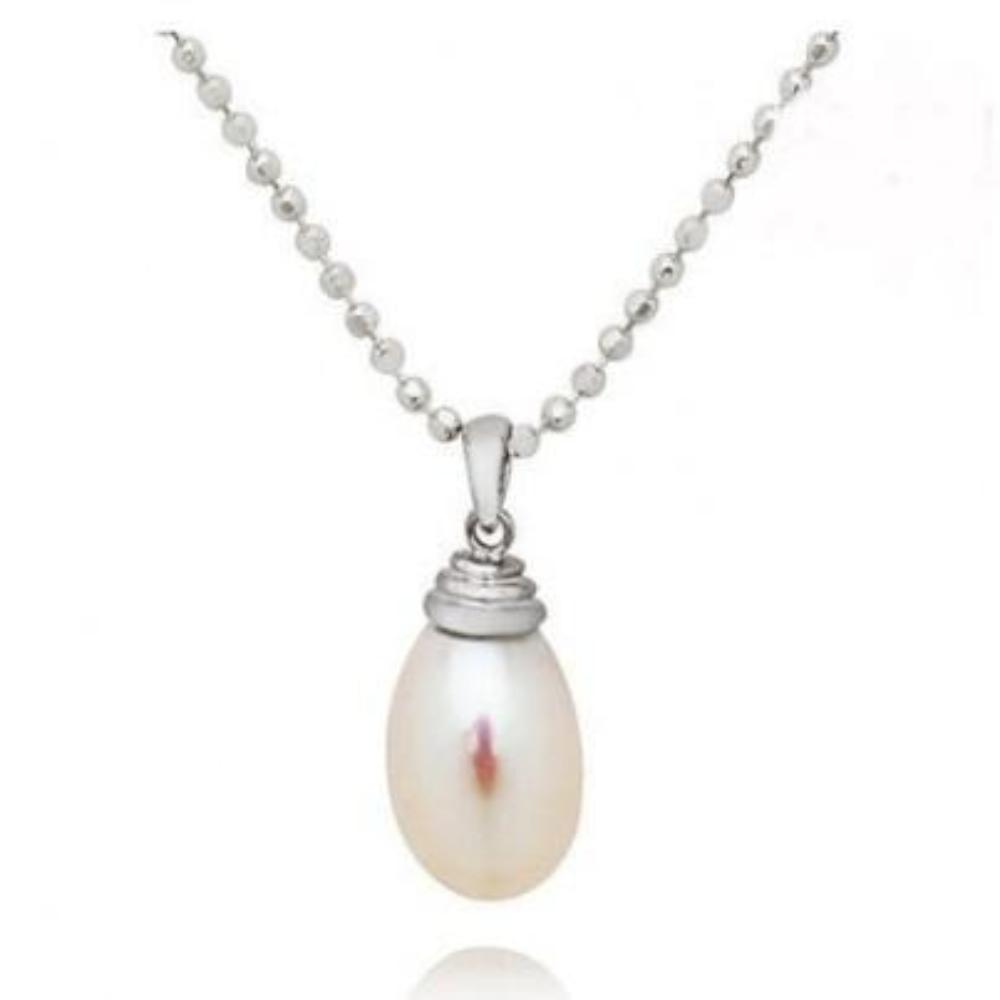 Claudia Bradby Silver white pearl peregrina pendant Pendant Claudia Bradby   