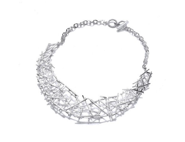 Silver Crossgate Necklace collar Cavendish French