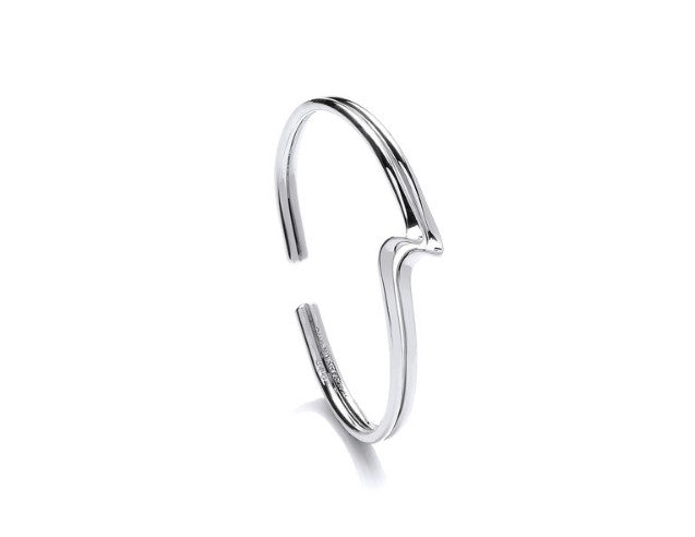 Silver Double Twist Bangle Bangles Cavendish French