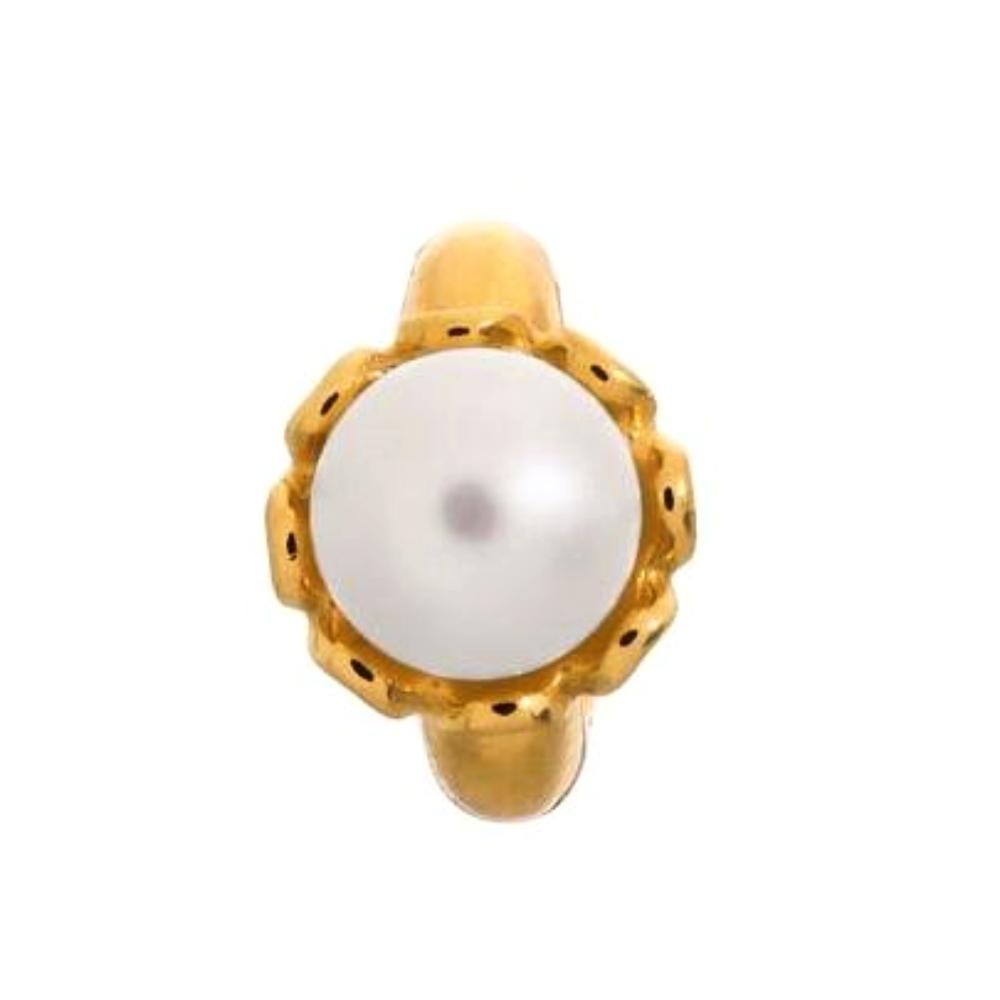 Endless gold white pearl flower charm Charm Endless