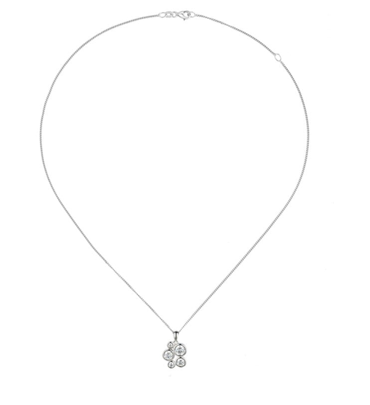Silver Fantasia Symphony Necklace Pendant Amore
