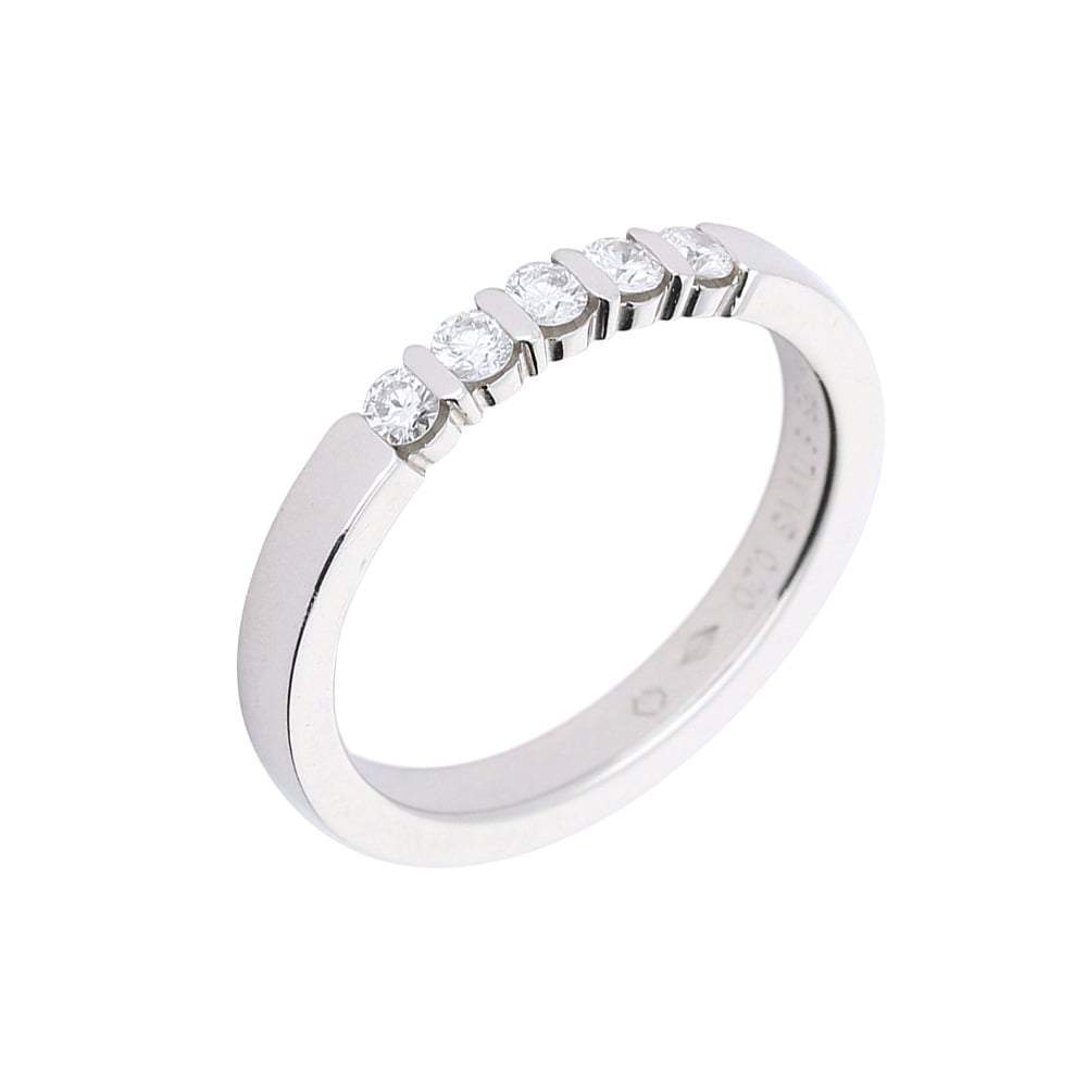 Furrer Jacot Platinum TWVS 0.20ct diamond eternity ring Ring Furrer Jacot