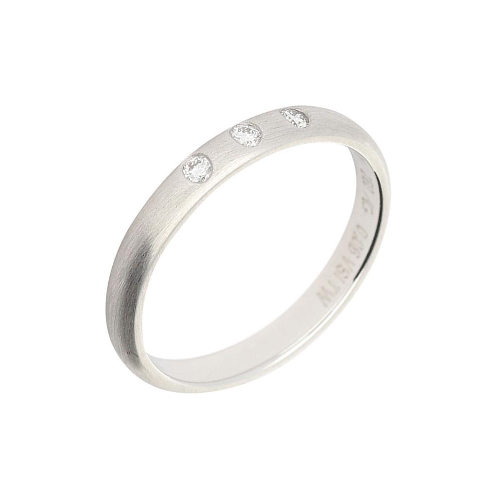 18ct white gold ladies diamond ring TW VS1 0.06ct Ring Gerstner