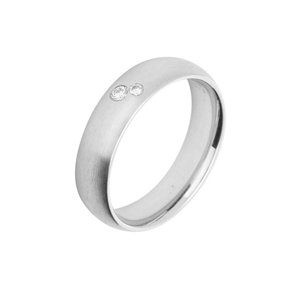 Ladies Platinum TW VS1 diamond ring size M Ring Gerstner