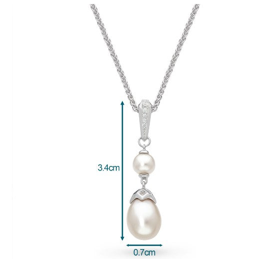 Astoria Glitz Twin Pearl Necklace Necklace Kit Heath
