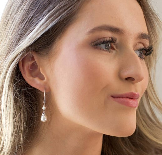 Astoria Glitz Pearl Drop Earrings Earrings Kit Heath