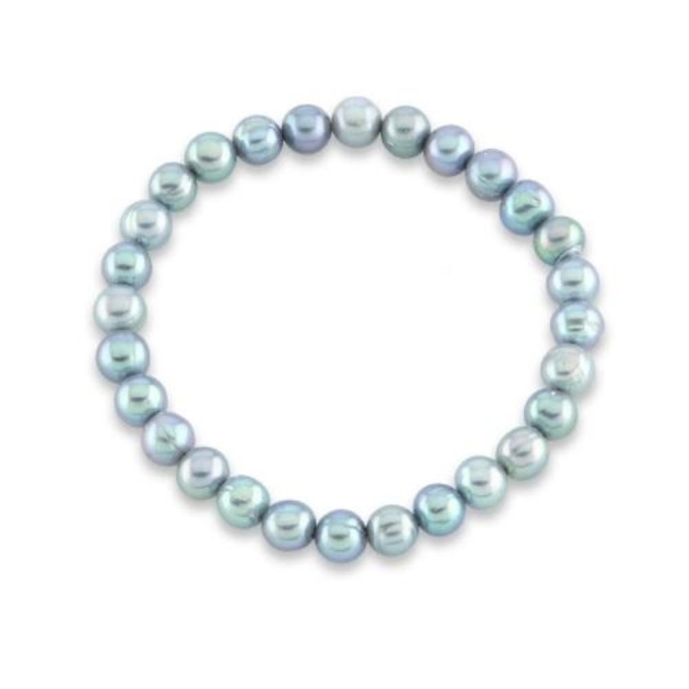 Grey 9mm freshwater pearl bracelet Bracelet Alraune