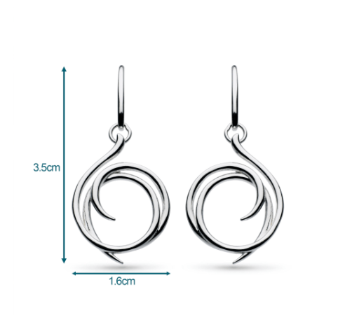 Helix Wrap Drop Earrings Earrings Kit Heath