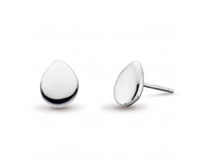 Silver coast pebble small stud earrings Earrings Kit Heath