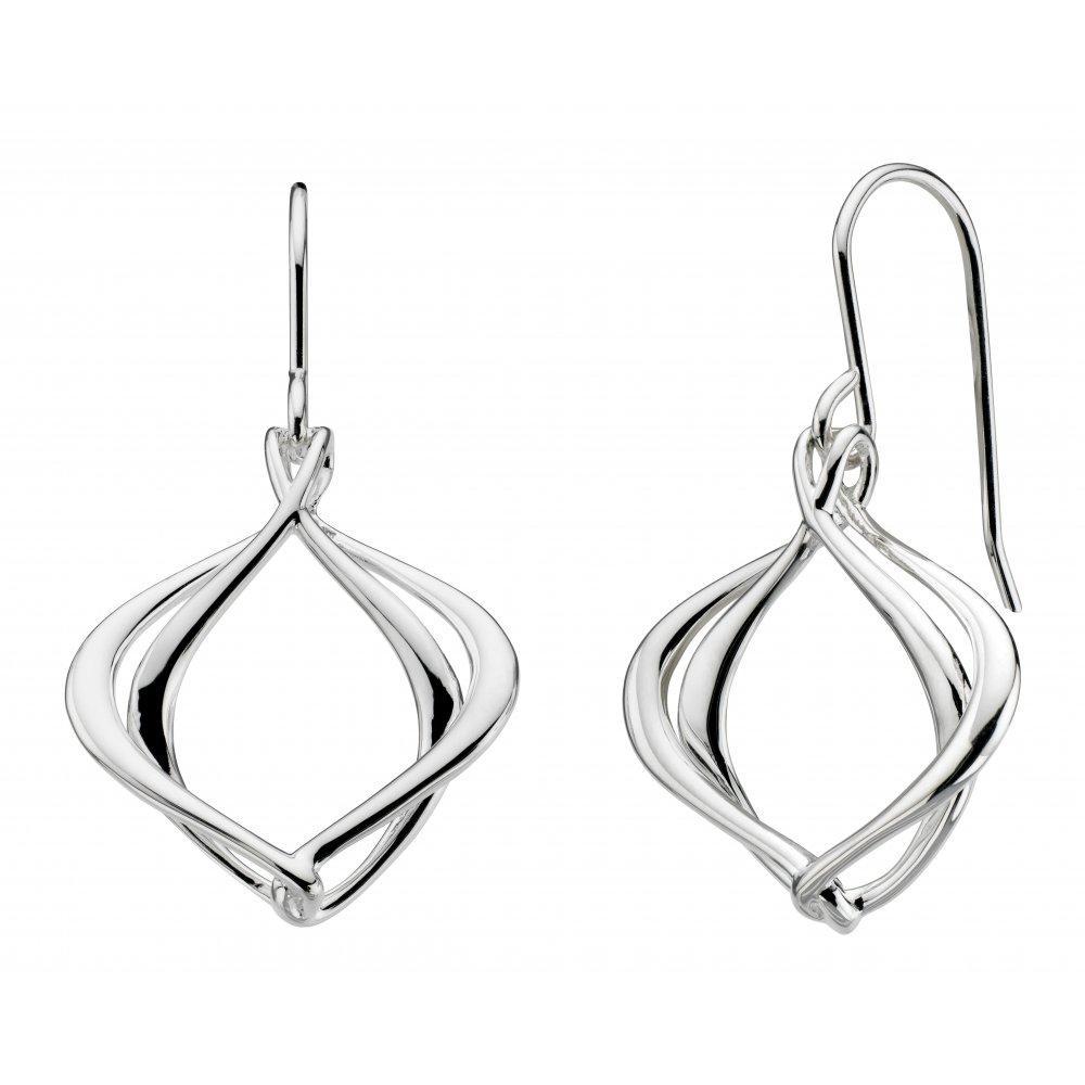 Kit Heath Silver Alicia hook earrings Earrings Kit Heath