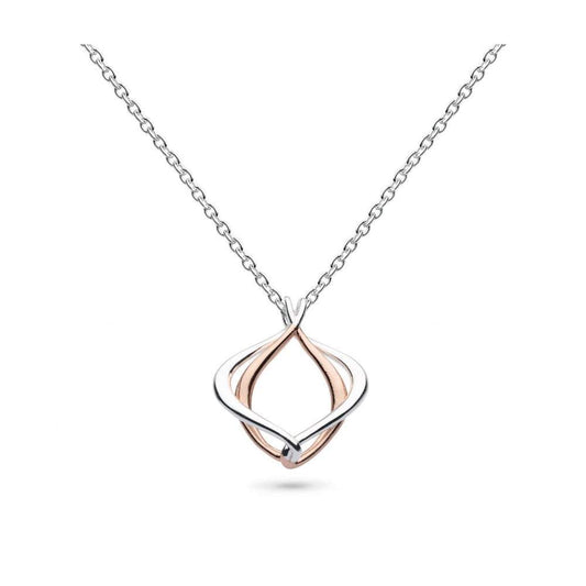 Silver rose gold infinity alicia pendant Pendant Kit Heath
