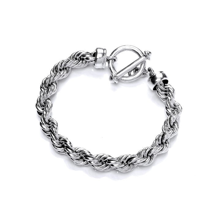 Classic Sterling Silver Rope Bracelet Bracelet Cavendish French