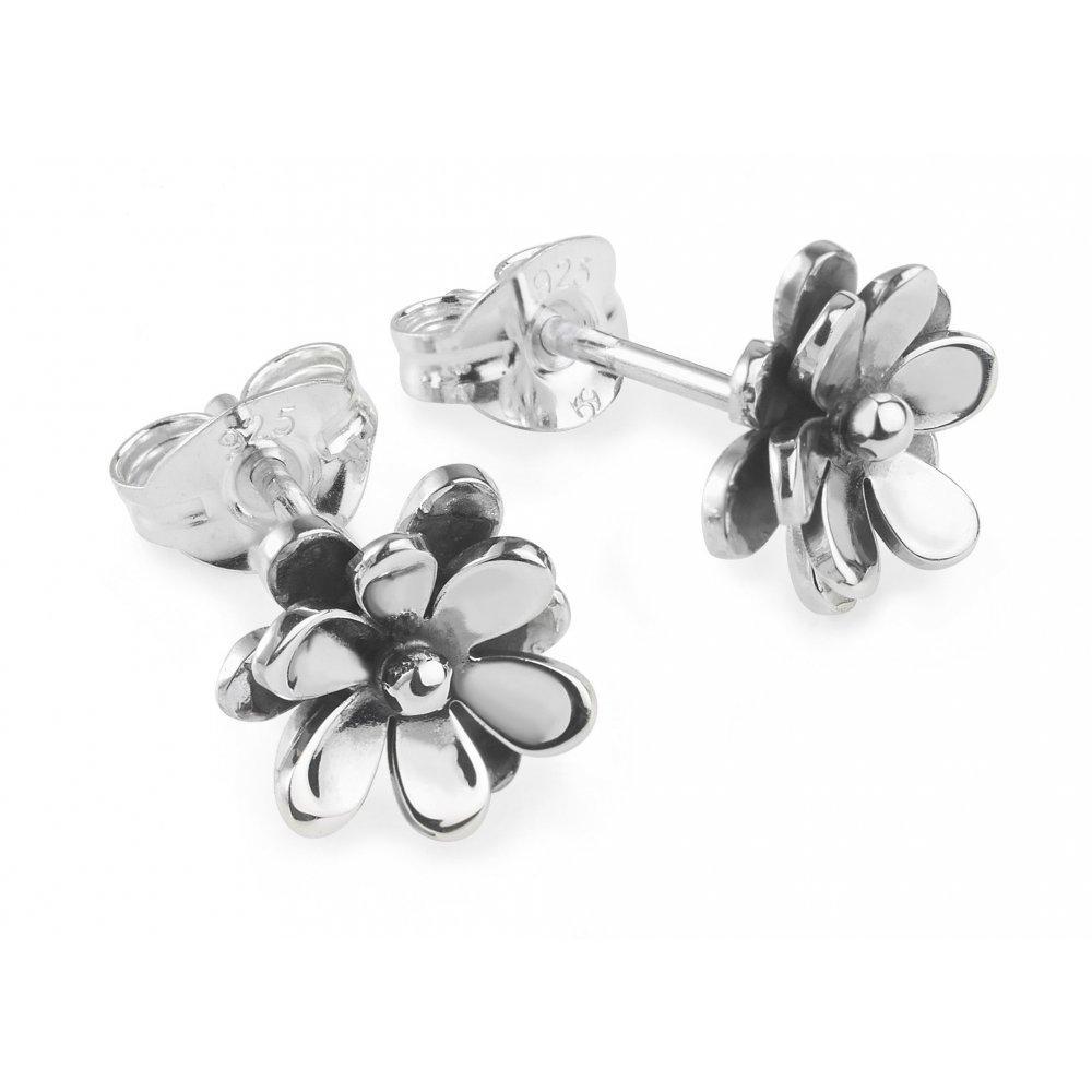 Linda Macdonald Silver flower studs Earrings Linda Macdonald