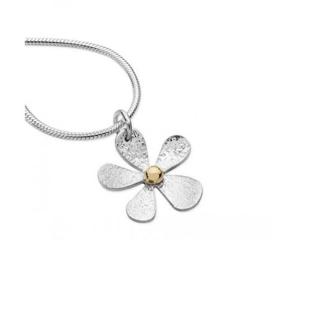 Linda Macdonald Silver 9ct medium daisy necklace Pendant Linda Macdonald