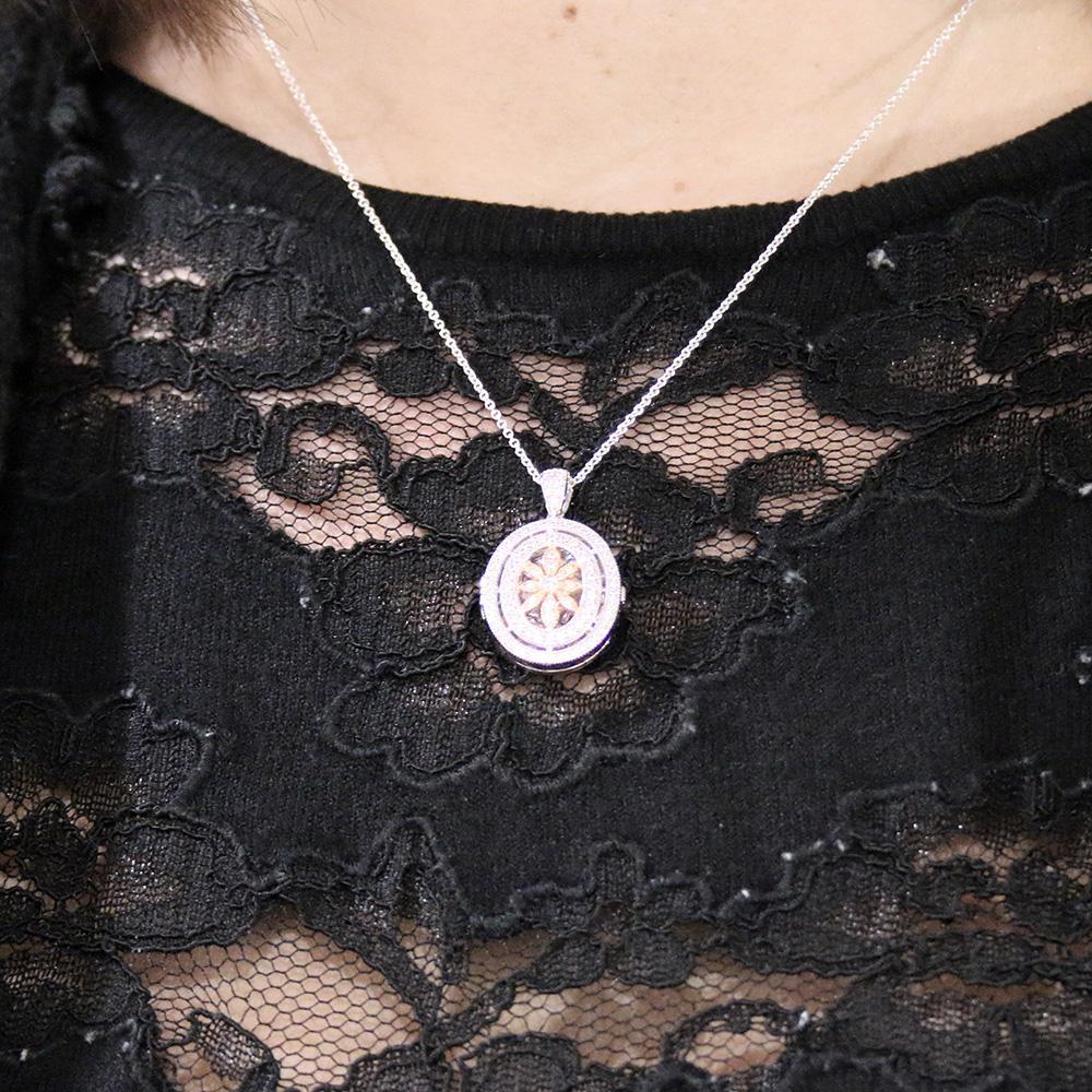 Lola Locket Silver and rose gold Eva locket Locket Lola Locket