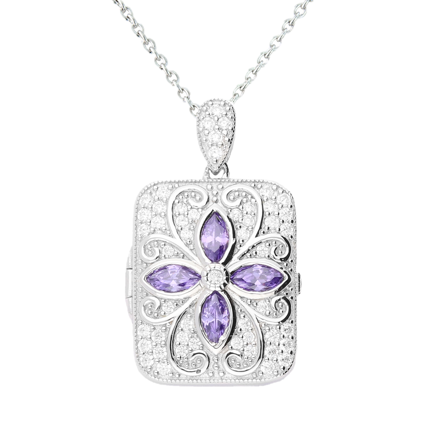 Lola Locket Silver Violette locket Locket Lola Locket   