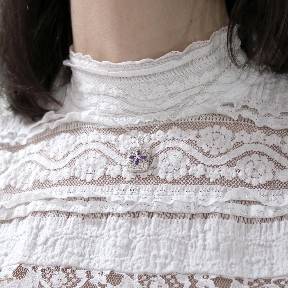 Lola Locket Silver Violette locket Locket Lola Locket