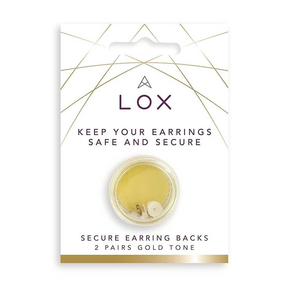 Lox earring backs - Gold Tone Jewellery Cleaner Connoisseurs