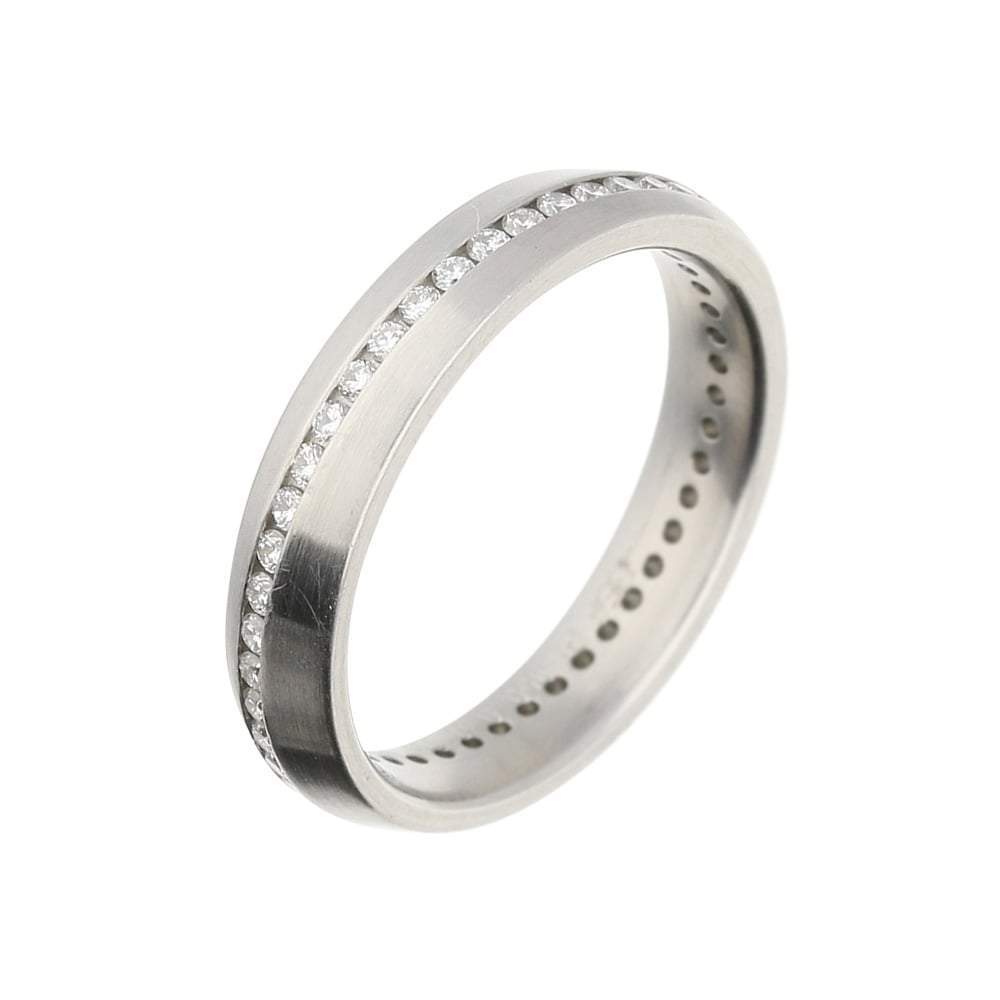 Platinum TWVS 0.41ct diamond full set eternity ring Ring Not specified
