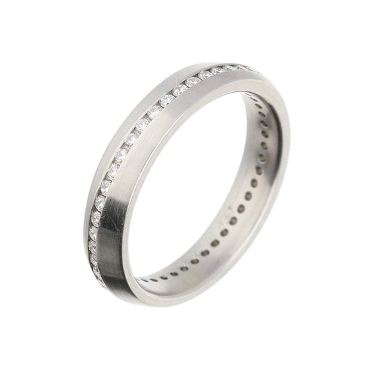 Platinum TWVS 0.41ct diamond full set eternity ring Ring Not specified