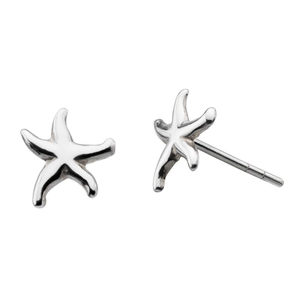 Silver starfish stud earrings Earrings Rock Lobster Jewellery