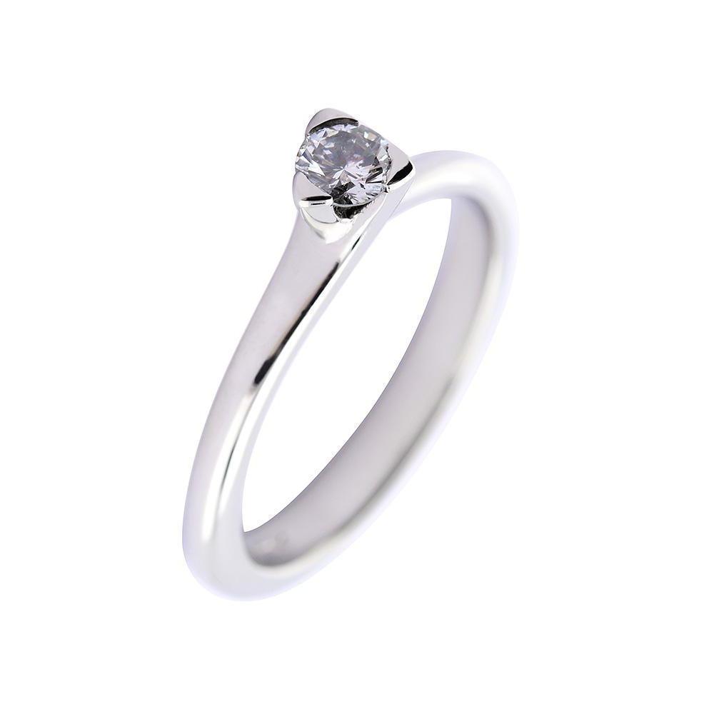 Platinum 0.20ct brilliant natural Diamond ring size M Ring Rock Lobster