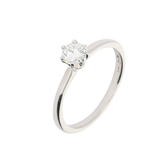 Platinum 0.36ct certified natural diamond ring Ring Rock Lobster