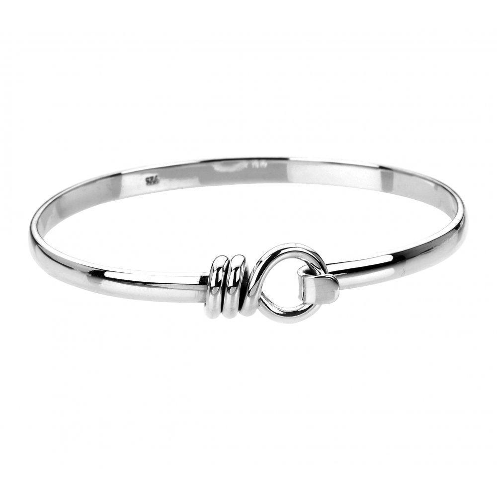 Silver loop bangle Bangle Cavendish French