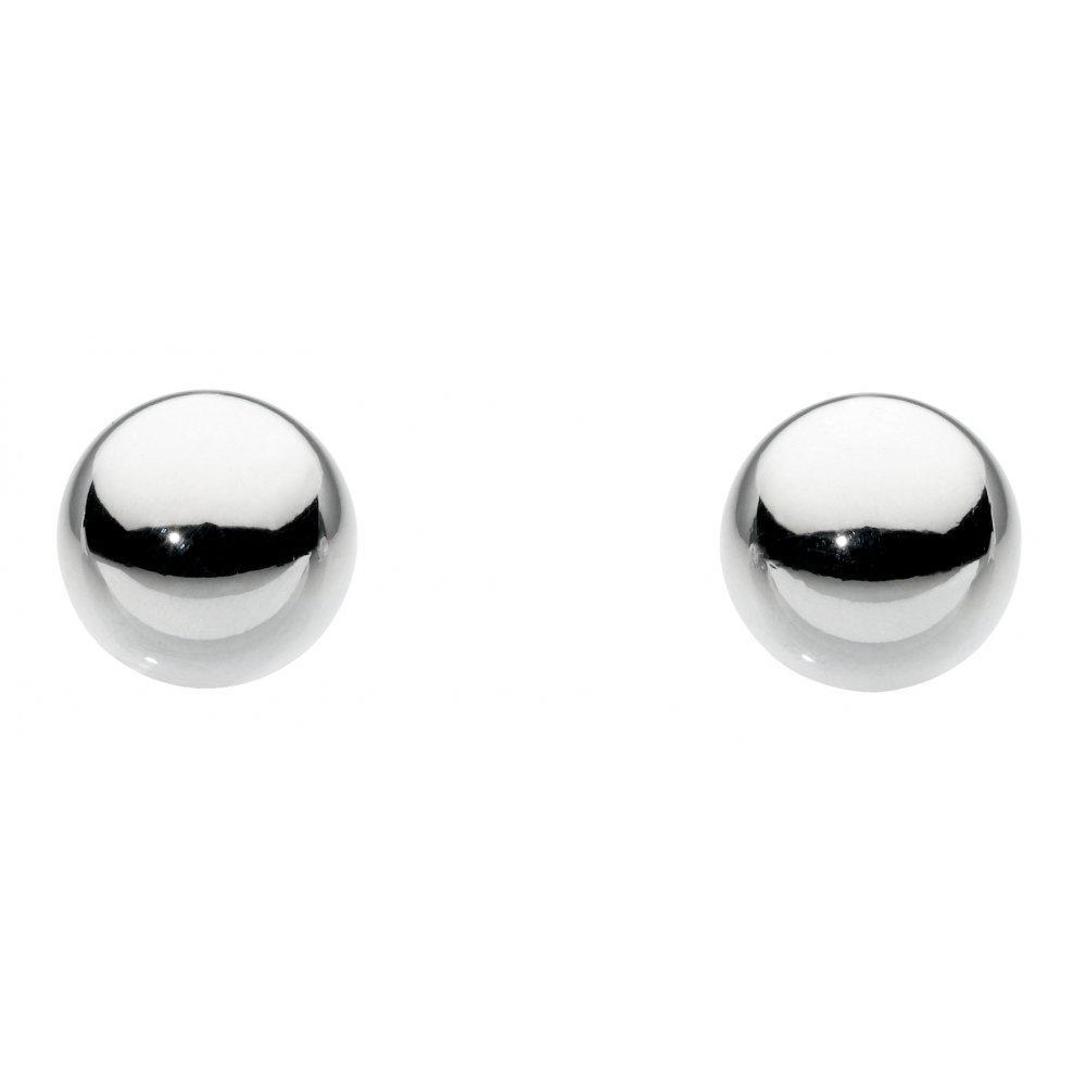Silver medium ball studs Earrings Rock Lobster Jewellery
