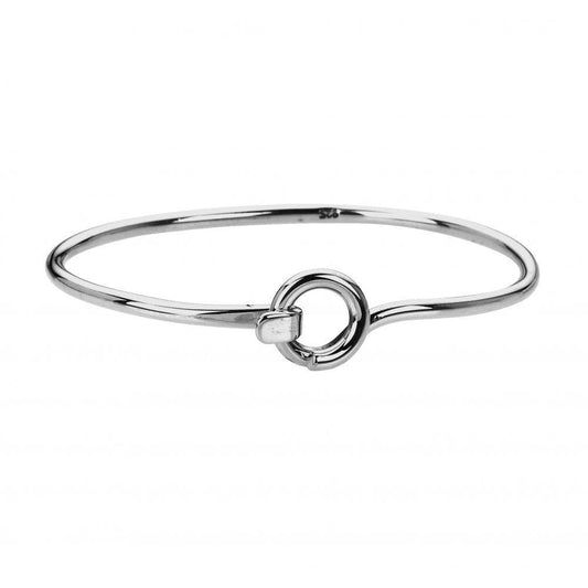 Silver curled pigtail bangle Bangle Cavendish French   