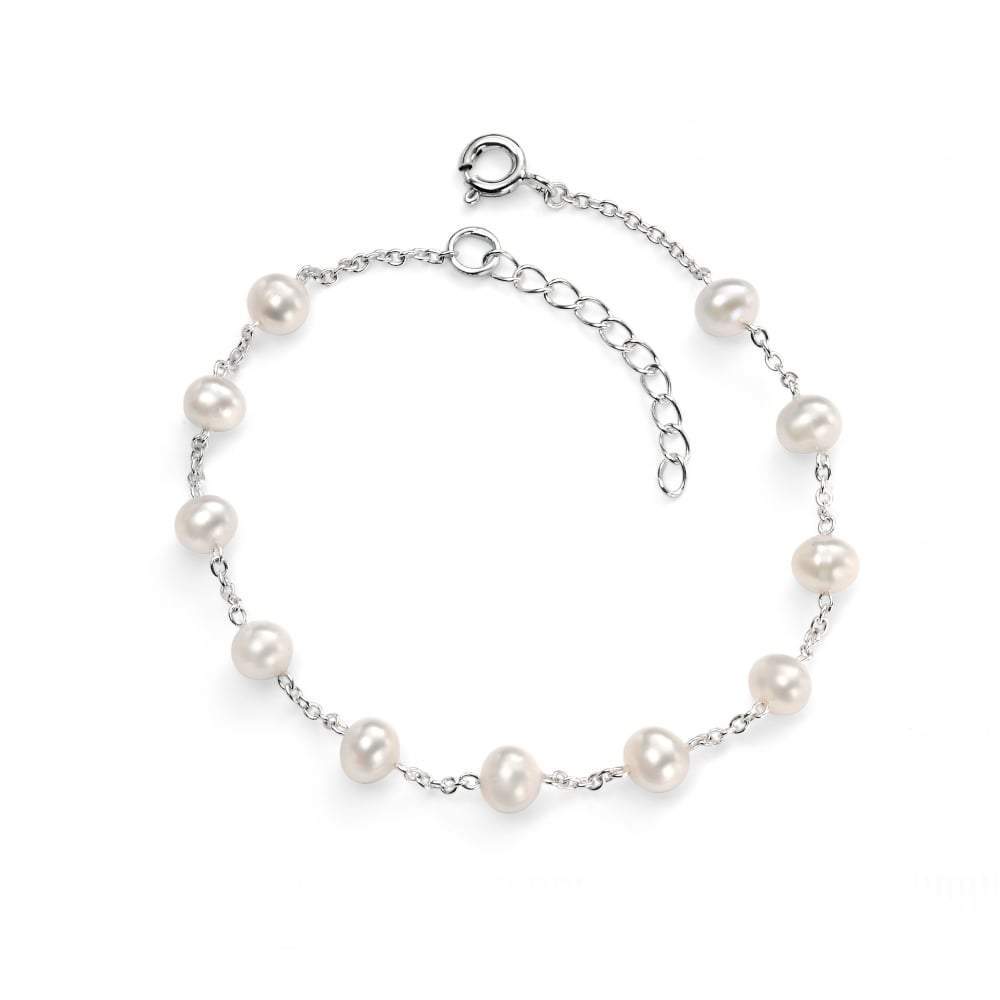 Silver Pearl bracelet Bracelet Gecko